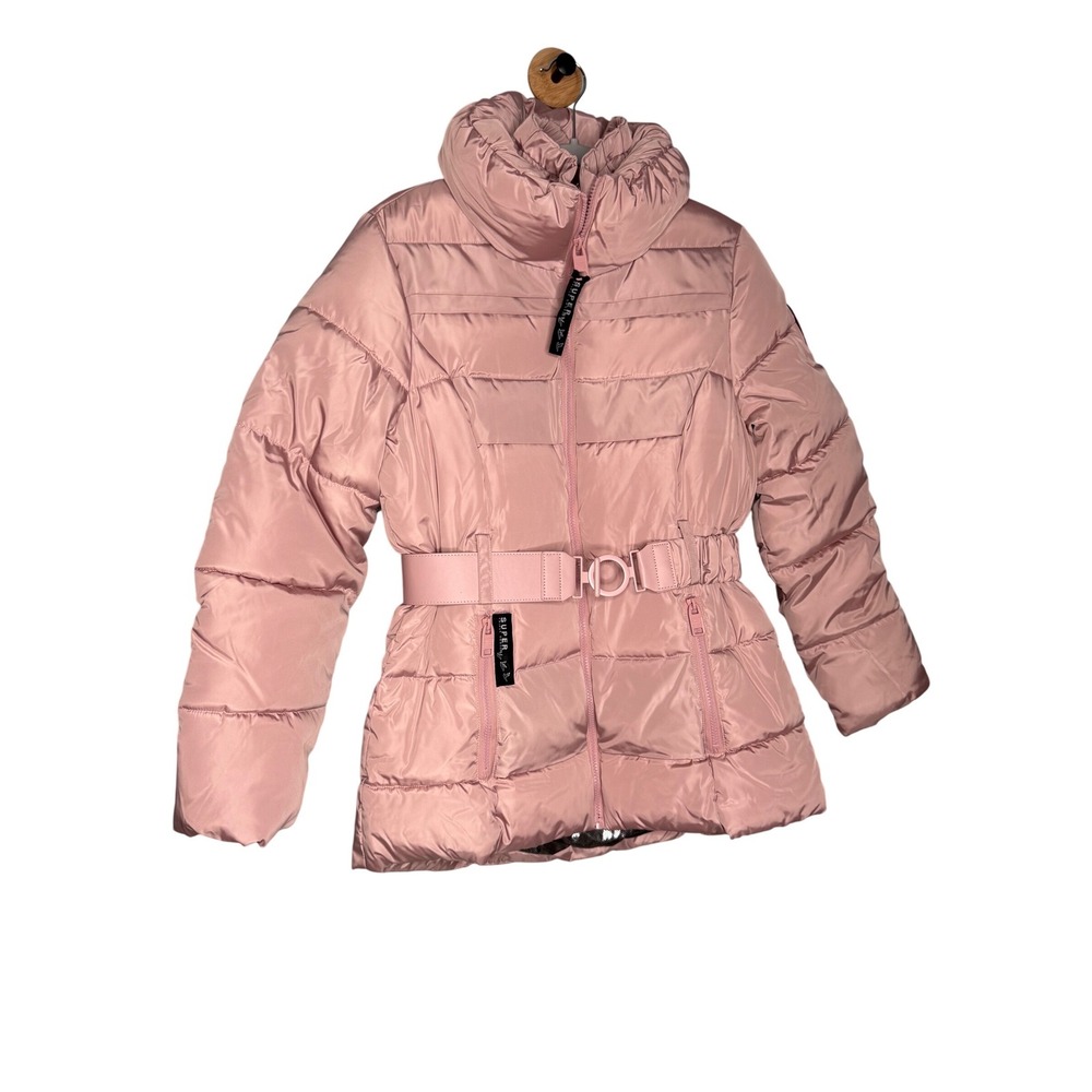 Super Triple Goose Woman's Pink Ski Jacket Vegan 15- -20 Degrees
